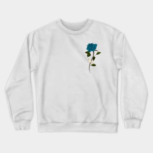 Blue flower Crewneck Sweatshirt